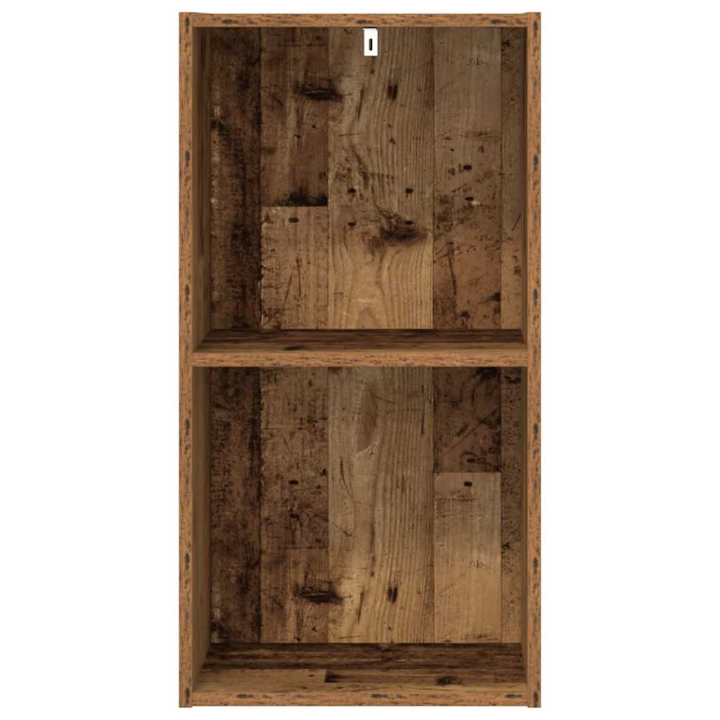 vidaXL Bookcase Old Wood 40x30x77 cm Engineered Wood