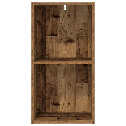 vidaXL Bookcase Old Wood 40x30x77 cm Engineered Wood