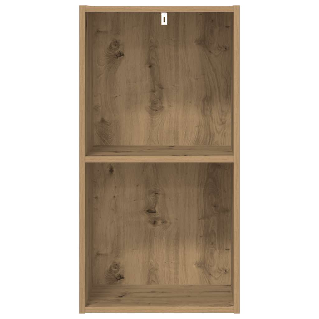 vidaXL Bookcase Artisian Oak 40x30x77 cm Engineered Wood