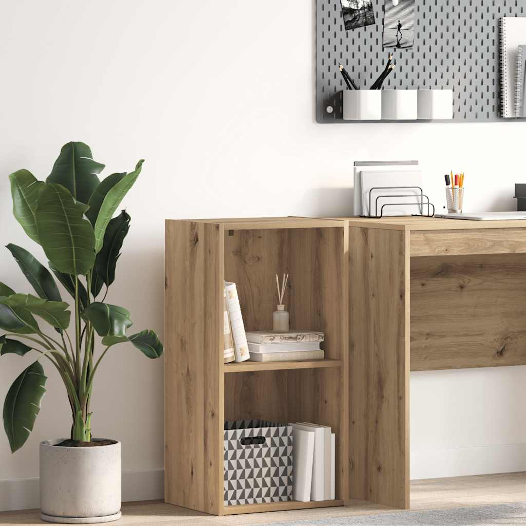 vidaXL Bookcase Artisian Oak 40x30x77 cm Engineered Wood