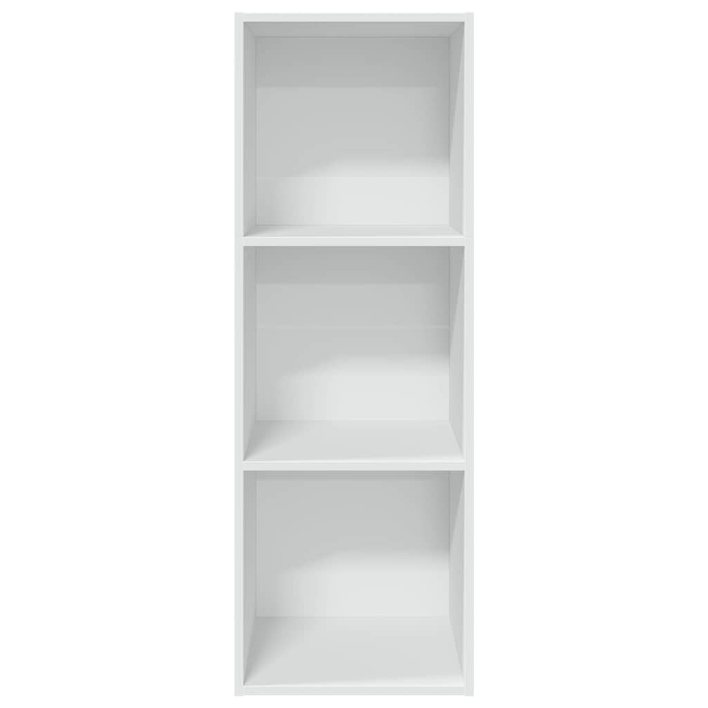 vidaXL Bookcase White 40x30x114 cm Engineered Wood