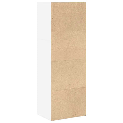 vidaXL Bookcase White 40x30x114 cm Engineered Wood