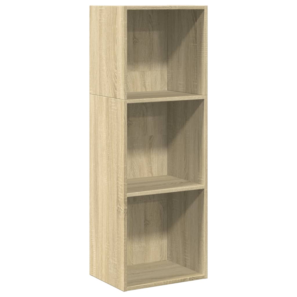 vidaXL Bookcase Sonoma Oak 40x30x114 cm Engineered Wood