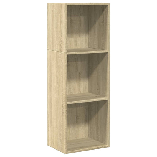 vidaXL Bookcase Sonoma Oak 40x30x114 cm Engineered Wood