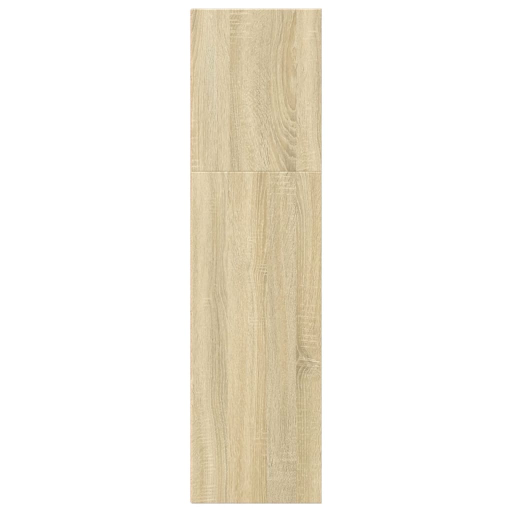 vidaXL Bookcase Sonoma Oak 40x30x114 cm Engineered Wood