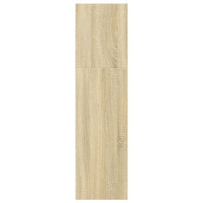 vidaXL Bookcase Sonoma Oak 40x30x114 cm Engineered Wood