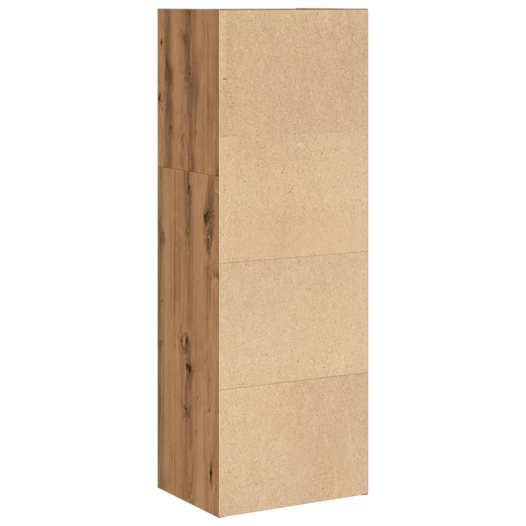 vidaXL Bookcase Artisian Oak 40x30x114 cm Engineered Wood