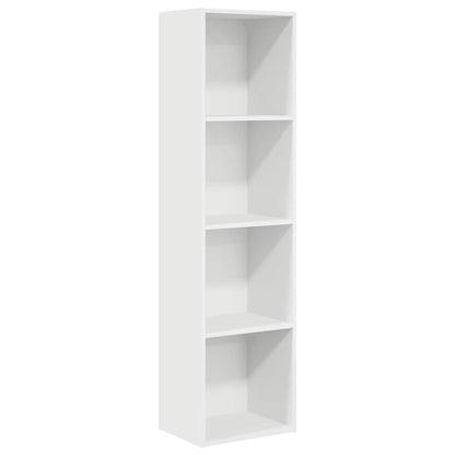 vidaXL Bookcase White 40x30x152 cm Engineered Wood