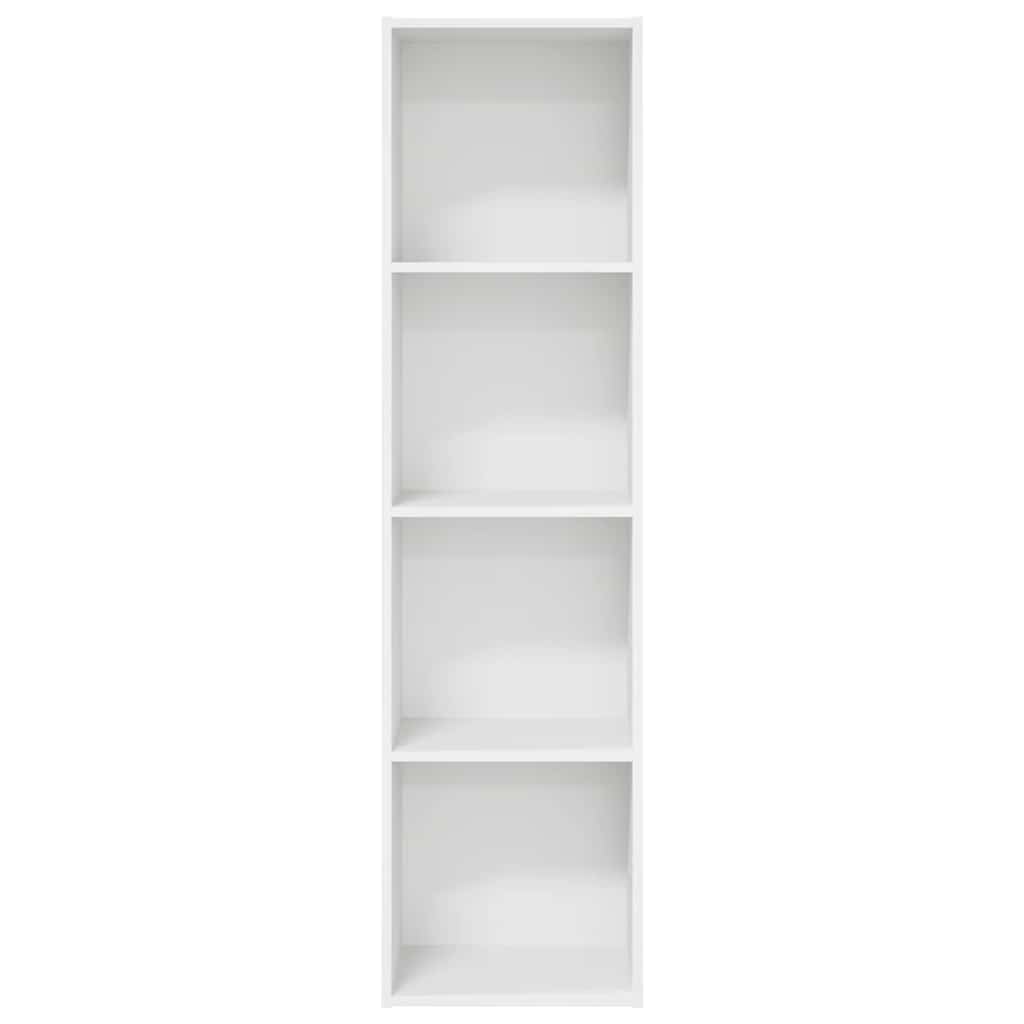 vidaXL Bookcase White 40x30x152 cm Engineered Wood