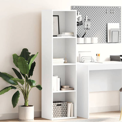 vidaXL Bookcase White 40x30x152 cm Engineered Wood