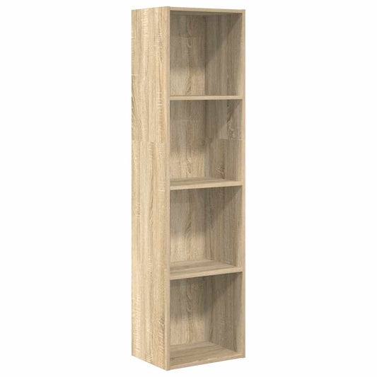 vidaXL Bookcase Sonoma Oak 40x30x152 cm Engineered Wood