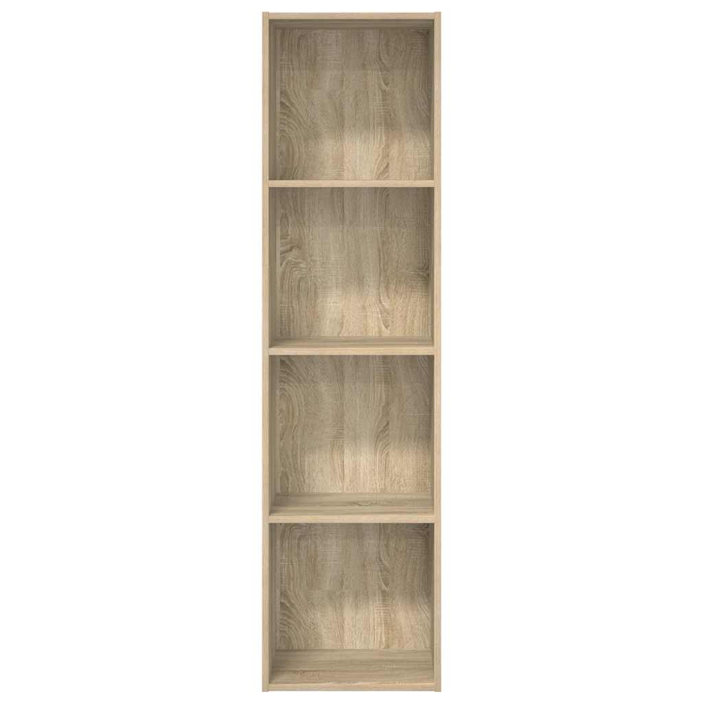 vidaXL Bookcase Sonoma Oak 40x30x152 cm Engineered Wood