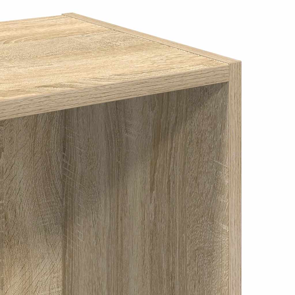 vidaXL Bookcase Sonoma Oak 40x30x152 cm Engineered Wood