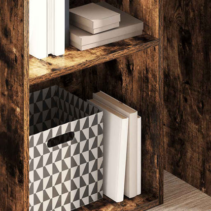 vidaXL Bookcase Smoked Oak 40x30x152 cm Engineered Wood