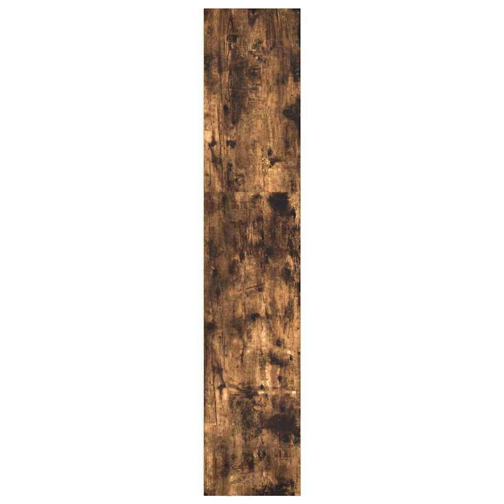 vidaXL Bookcase Smoked Oak 40x30x152 cm Engineered Wood