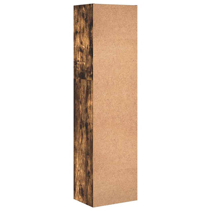 vidaXL Bookcase Smoked Oak 40x30x152 cm Engineered Wood
