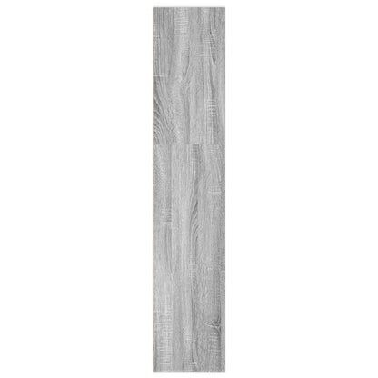 vidaXL Bookcase Grey Sonoma 40x30x152 cm Engineered Wood