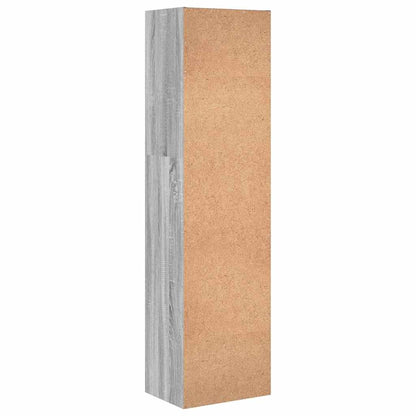 vidaXL Bookcase Grey Sonoma 40x30x152 cm Engineered Wood