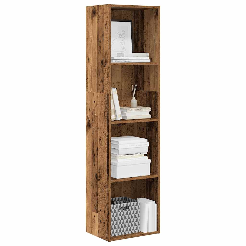 vidaXL Bookcase Old Wood 40x30x152 cm Engineered Wood