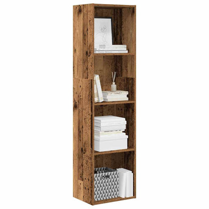 vidaXL Bookcase Old Wood 40x30x152 cm Engineered Wood