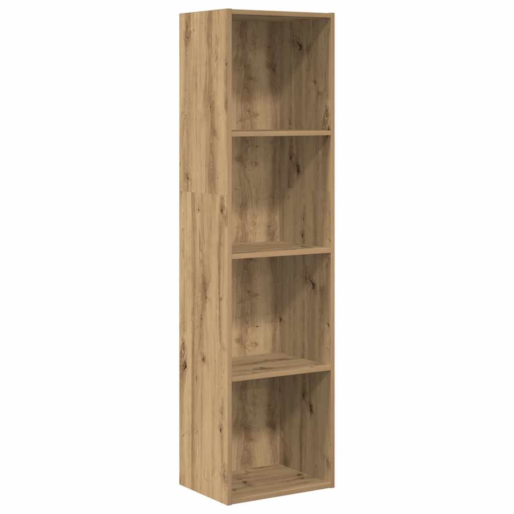 vidaXL Bookcase Artisian Oak 40x30x152 cm Engineered Wood