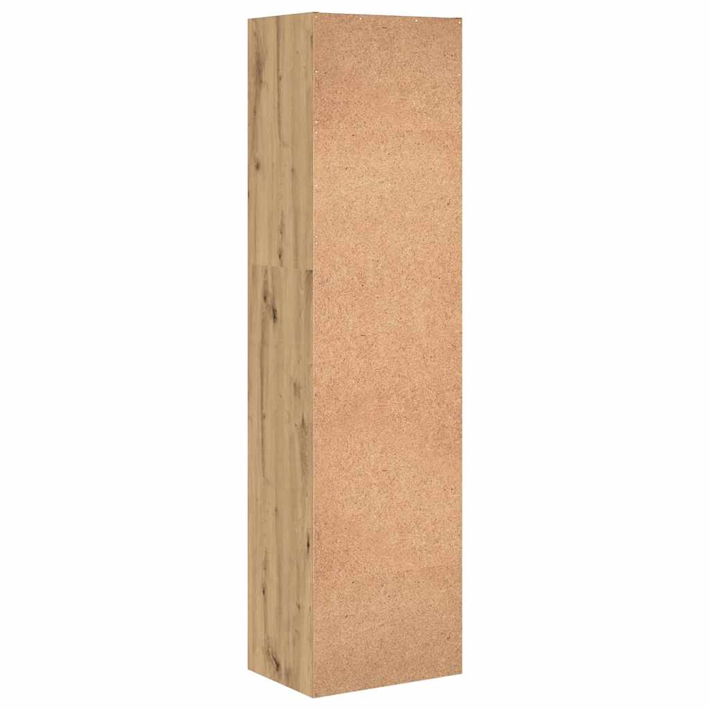 vidaXL Bookcase Artisian Oak 40x30x152 cm Engineered Wood