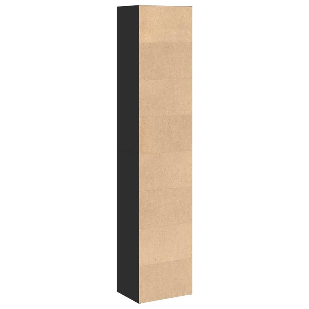 vidaXL Bookcase Black 40x30x189 cm Engineered Wood