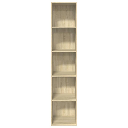 vidaXL Bookcase Sonoma Oak 40x30x189 cm Engineered Wood