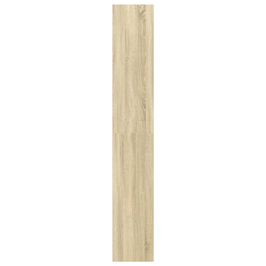 vidaXL Bookcase Sonoma Oak 40x30x189 cm Engineered Wood