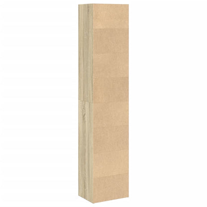 vidaXL Bookcase Sonoma Oak 40x30x189 cm Engineered Wood