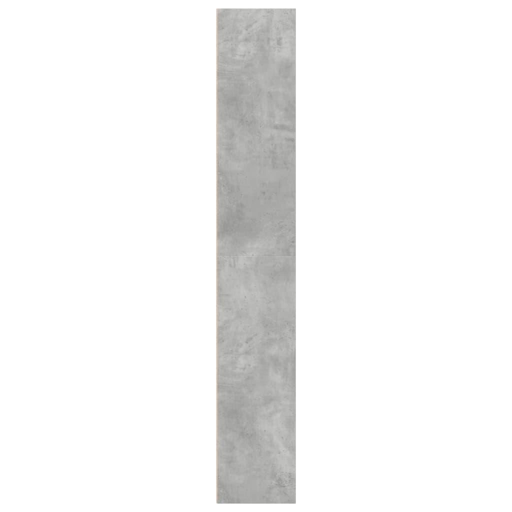 vidaXL Bookcase Concrete Grey 40x30x189 cm Engineered Wood