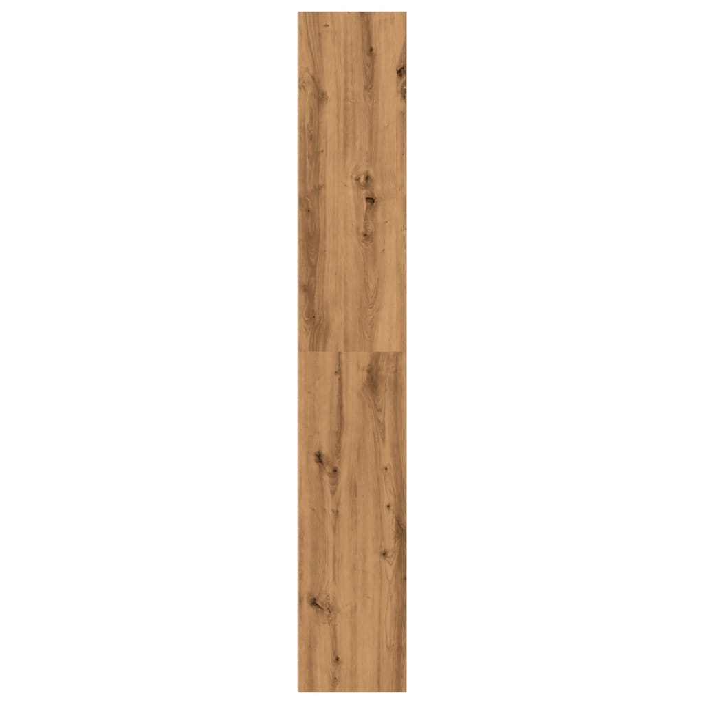 vidaXL Bookcase Artisian Oak 40x30x189 cm Engineered Wood