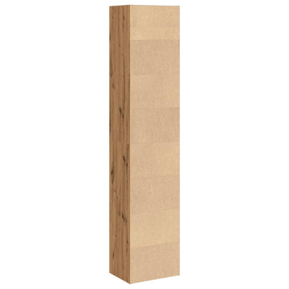 vidaXL Bookcase Artisian Oak 40x30x189 cm Engineered Wood