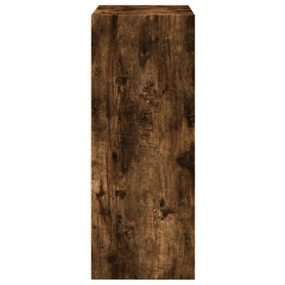 vidaXL Bookcase Smoked Oak 60x30x77 cm Engineered Wood