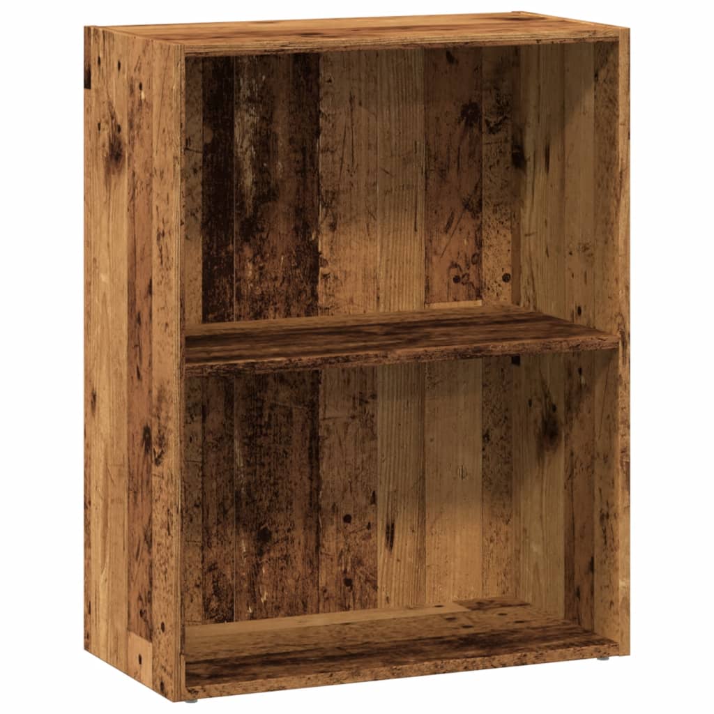 vidaXL Bookcase Old Wood 60x30x77 cm Engineered Wood