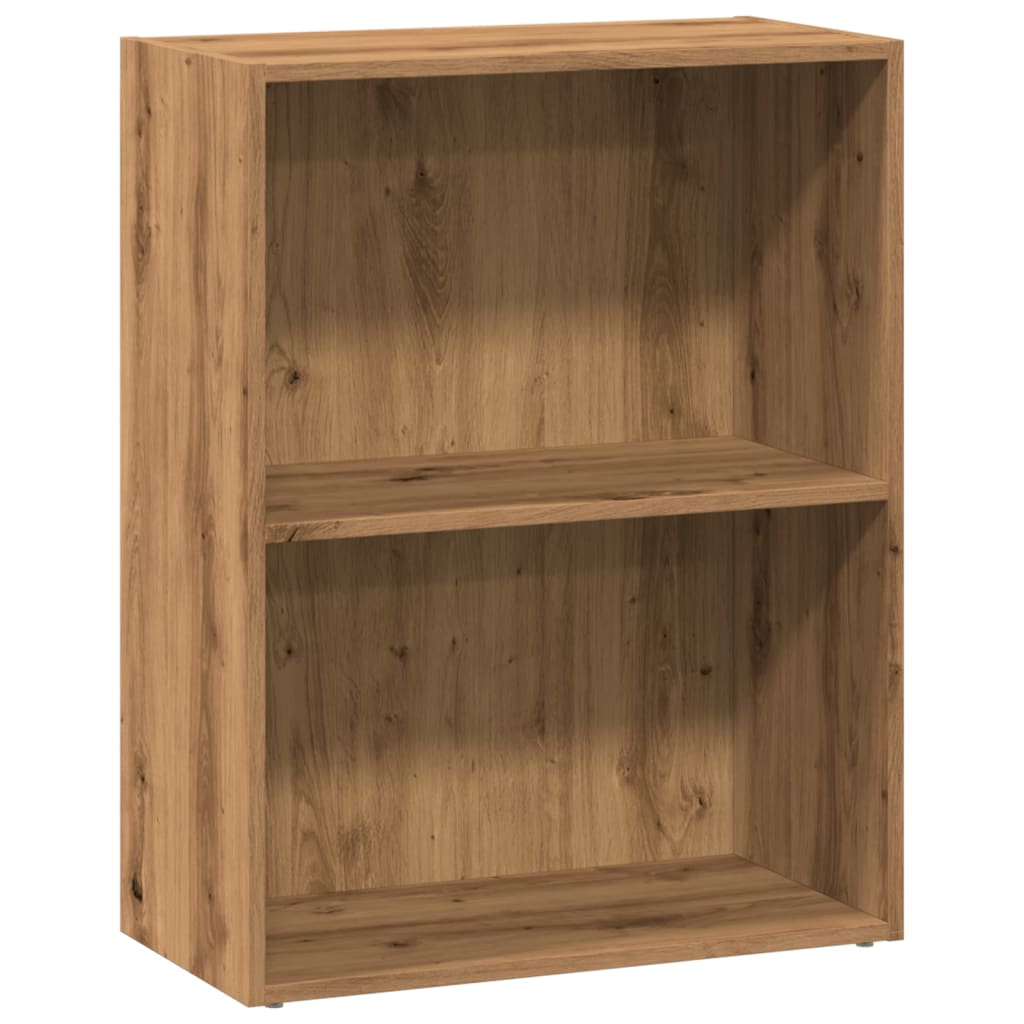 vidaXL Bookcase Artisian Oak 60x30x77 cm Engineered Wood