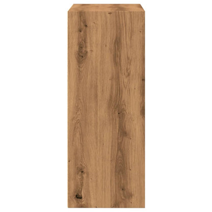 vidaXL Bookcase Artisian Oak 60x30x77 cm Engineered Wood