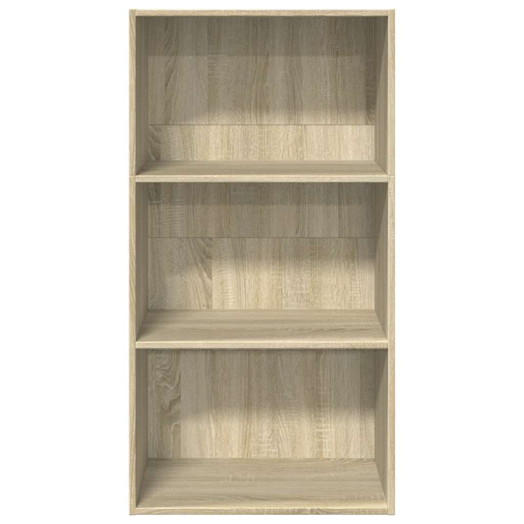vidaXL Bookcase Sonoma Oak 60x30x114 cm Engineered Wood