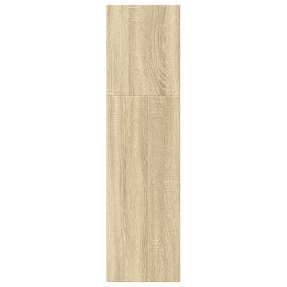 vidaXL Bookcase Sonoma Oak 60x30x114 cm Engineered Wood