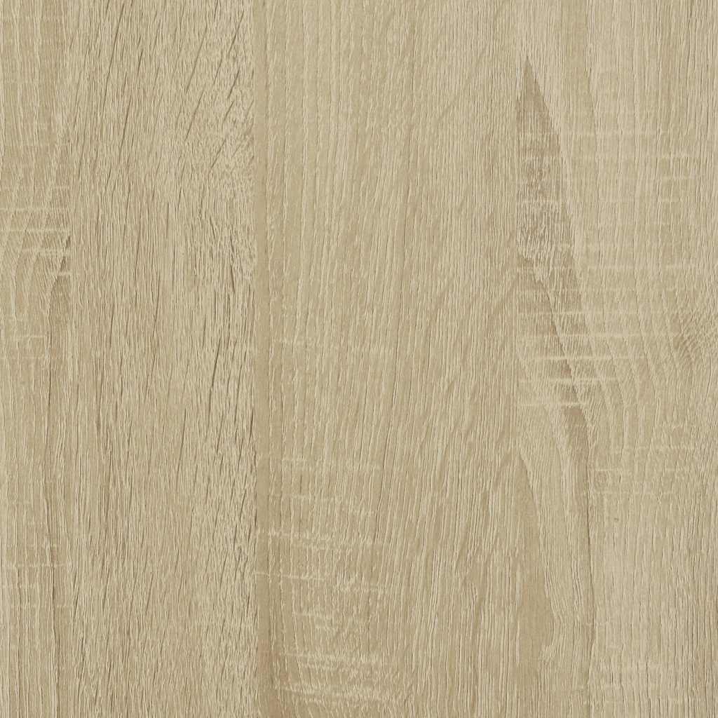 vidaXL Bookcase Sonoma Oak 60x30x114 cm Engineered Wood