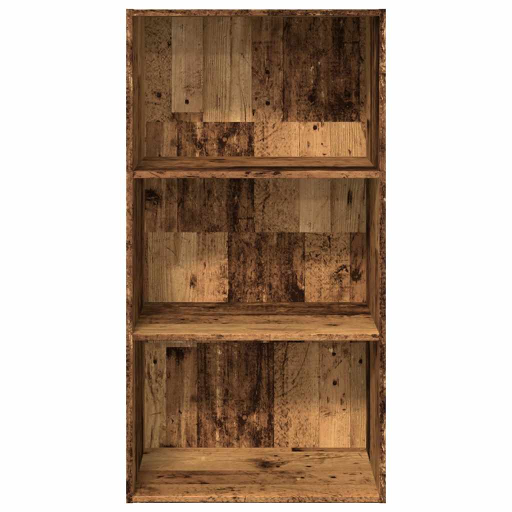 vidaXL Bookcase Old Wood 60x30x114 cm Engineered Wood