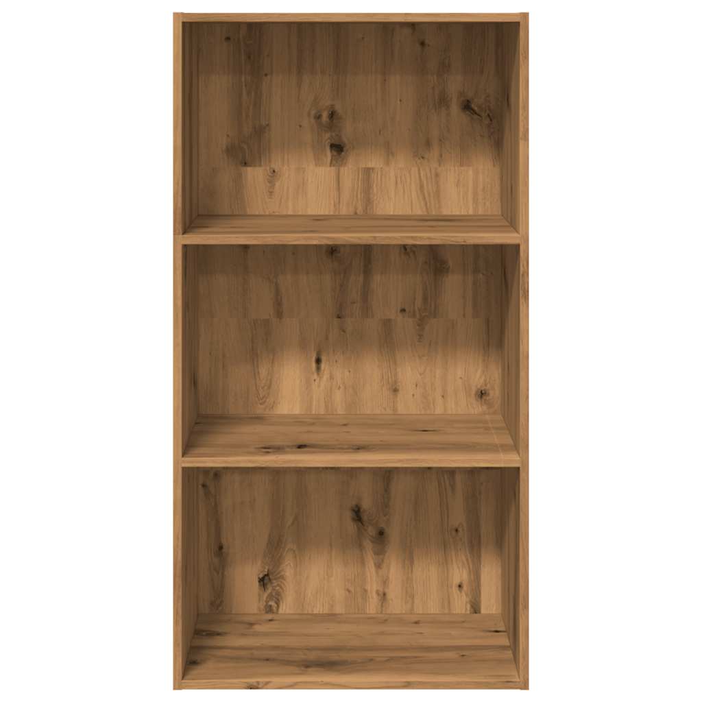 vidaXL Bookcase Artisian Oak 60x30x114 cm Engineered Wood