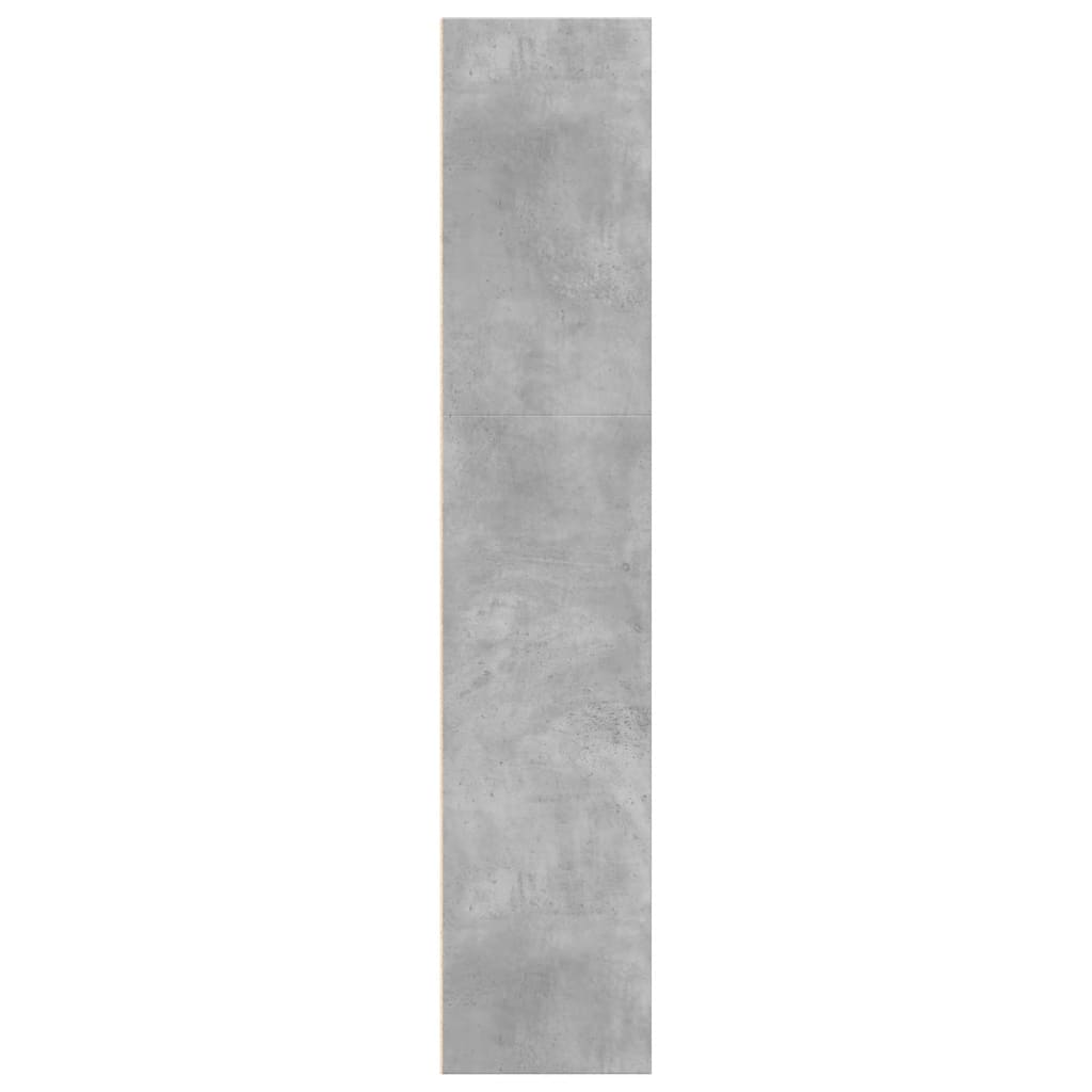 vidaXL Bookcase Concrete Grey 60x30x152 cm Engineered Wood
