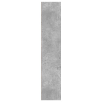 vidaXL Bookcase Concrete Grey 60x30x152 cm Engineered Wood