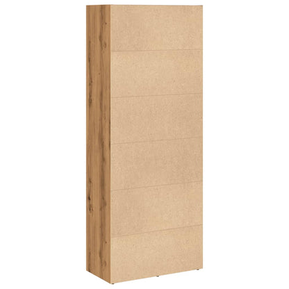 vidaXL Bookcase Artisian Oak 60x30x152 cm Engineered Wood