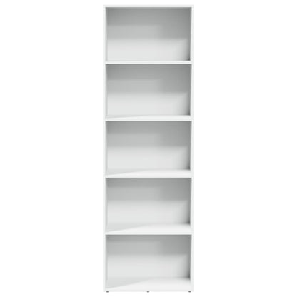 vidaXL Bookcase White 60x30x189 cm Engineered Wood
