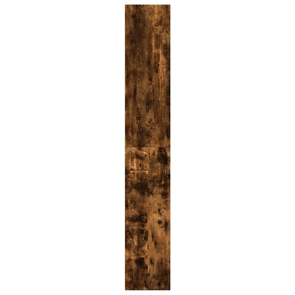 vidaXL Bookcase Smoked Oak 60x30x189 cm Engineered Wood