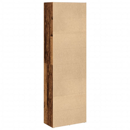 vidaXL Bookcase Old Wood 60x30x189 cm Engineered Wood