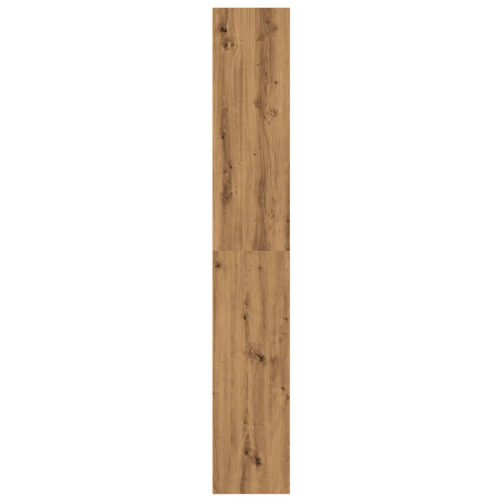 vidaXL Bookcase Artisian Oak 60x30x189 cm Engineered Wood