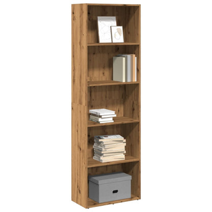 vidaXL Bookcase Artisian Oak 60x30x189 cm Engineered Wood